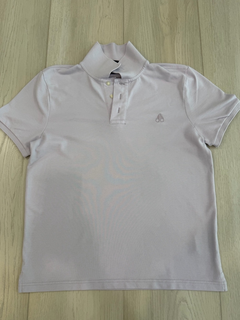 Moose Knuckles Lavender Polo Shirt Top Size Small